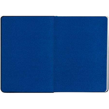 Записная книжка А6 80л. ЛАЙТ, кожзам, Greenwich Line "Classic. Blue", с резинкой, фактурное тиснение, блок в клетку