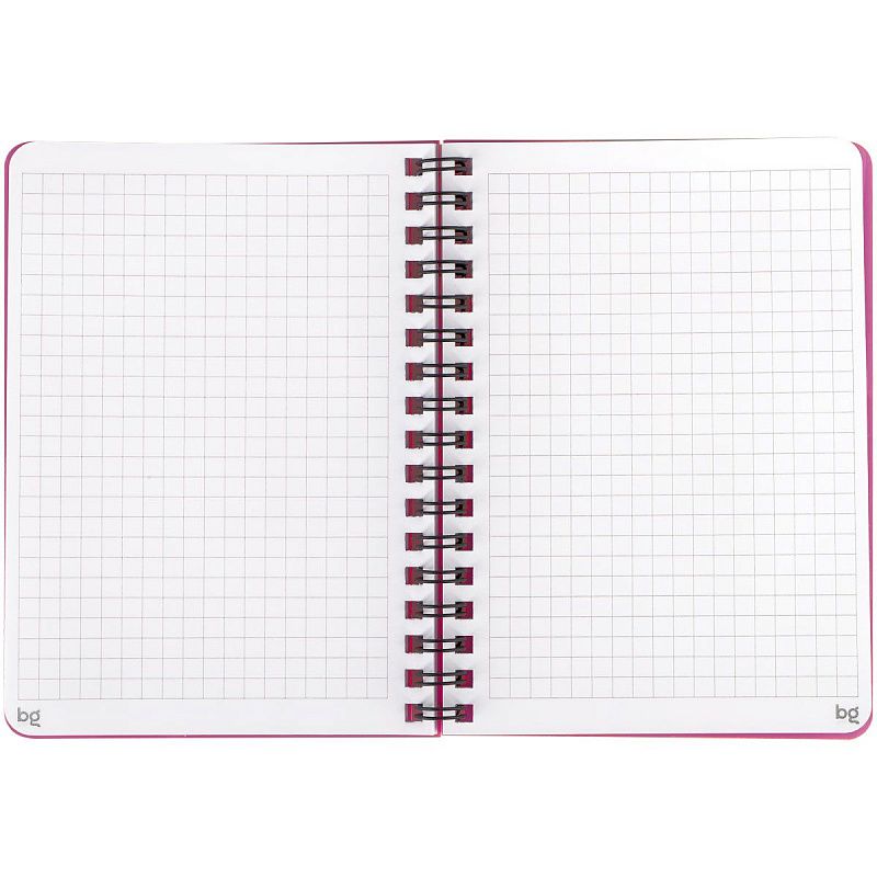 Записная книжка А6 60л. на гребне BG "Neotone", розовый, фактурное тиснение, блок 80г/м2