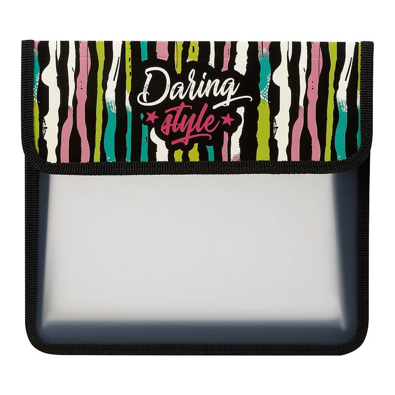 Папка для тетрадей 2 отделения, ArtSpace "Striped style", А5, пластик, на липучке 