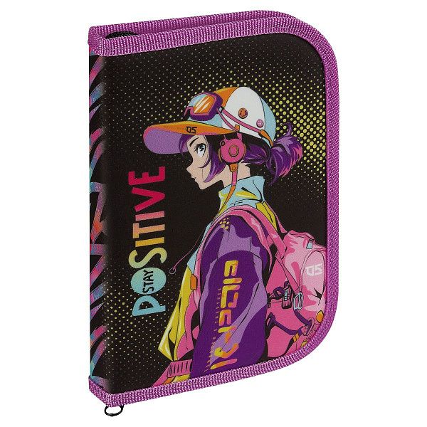 Пенал 1 отделение, 200*130 ArtSpace "Stay positive", ткань