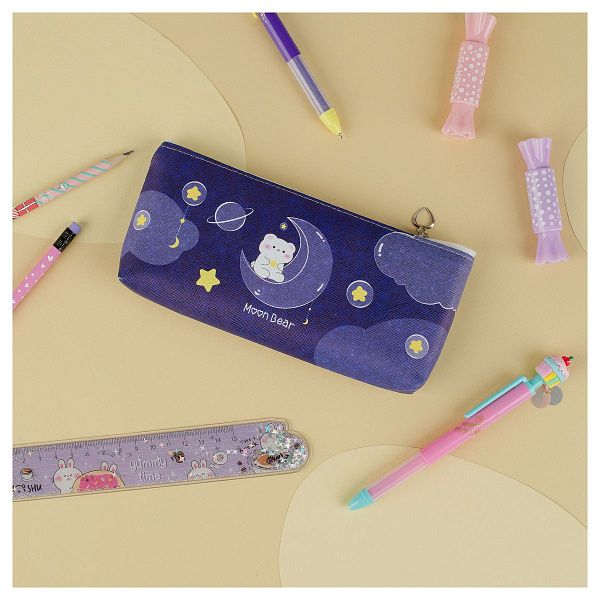 Пенал мягкий 200*85*30 MESHU "Bear", искусственная кожа