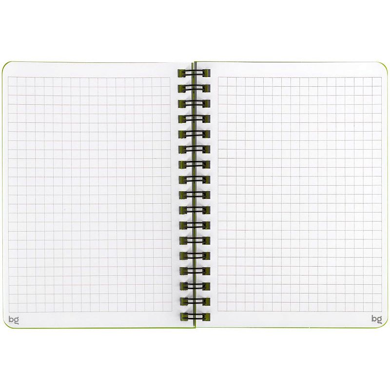 Записная книжка А6 60л. на гребне BG "Neotone", желтый, фактурное тиснение, блок 80г/м2