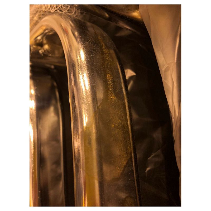 УЦЕНКА-Стул Helmi HL-F01 "Изо", каркас хром, обивка кожзам черный (осн 330630)