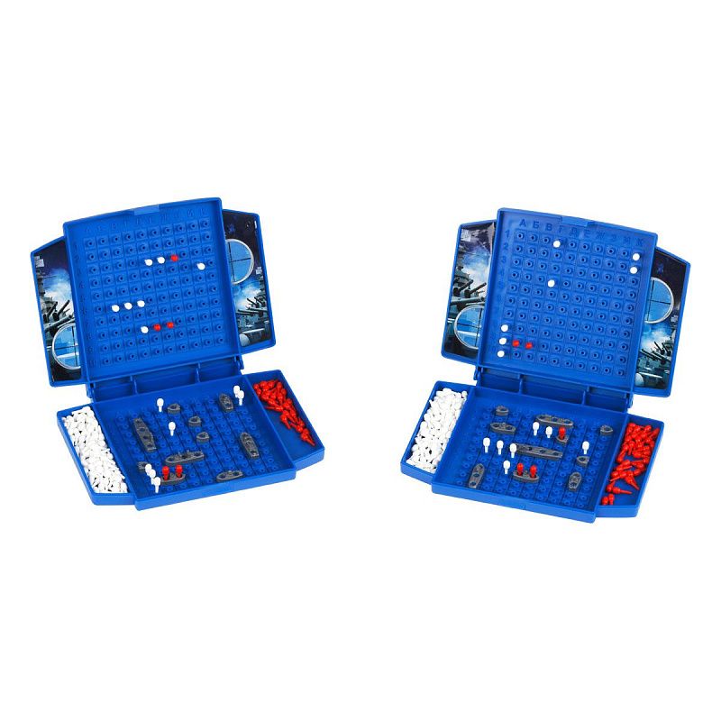 Игра настольная ТРИ СОВЫ "Морской бой", пластик, мини формат, картонная коробка 