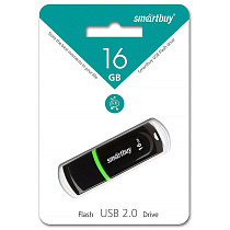 Память Smart Buy "Paean"  16GB, USB 2.0 Flash Drive, черный