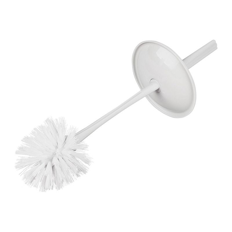 Ерш для унитаза OfficeClean, с подставкой (высокий стан), пластик, белый