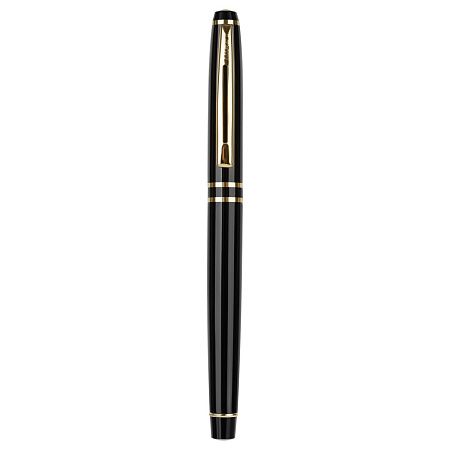 Ручка шариковая Luxor "Executive" синяя, 1,0мм, корпус черный/хром/золото, футляр 