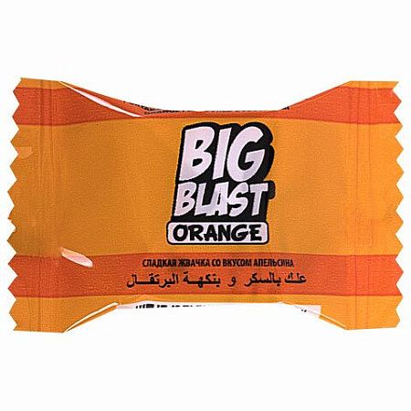 Жевательная резинка BIGBLAST со вкусом Апельсина, 100 шт по 4 г в шоубоксе, ТУРЦИЯ, УТ-00002108