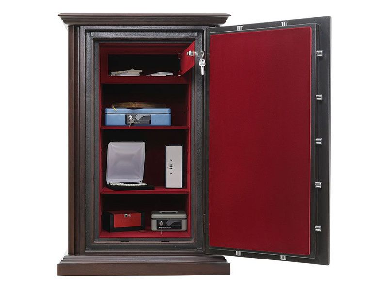 Огневзломостойкий сейф в дереве VALBERG Гарант Евро 95 Т EL Д (дуб)