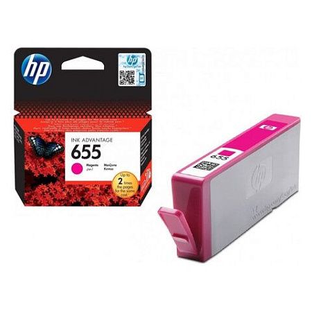 Картридж струйный HP (CZ111AE) Deskjet Ink Advantage 3525/5525/4515/4525 №655, пурпурный, оригинал. 