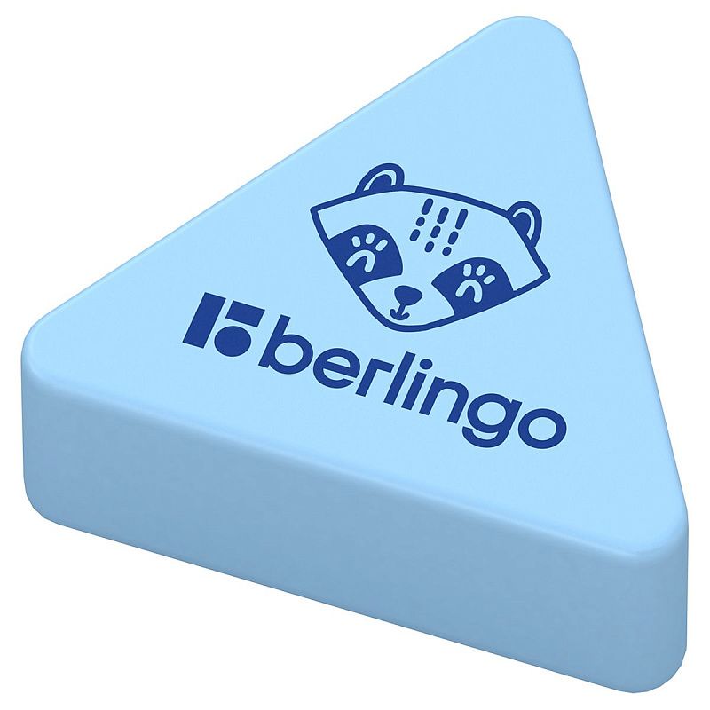 Ластик Berlingo "Zoo", треугольный, термопластичная резина, 28*24*10мм 