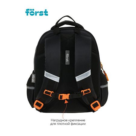 Рюкзак Först F-COMFY "Foxy" 38*29*15см, 2 отделения, 3 кармана, эргономичная спинка 