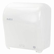 Диспенсер для полотенец в рулонах LAIMA PROFESSIONAL ORIGINAL (Система H1), механический, с автоотрезом листа, ABS-пластик, 605764