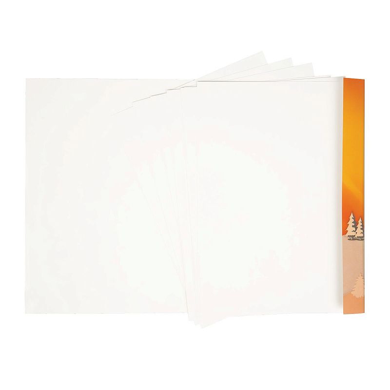 Картон белый А4, двуст., Мульти-Пульти, 7л., мелованный, в папке, "Приключения Енота"