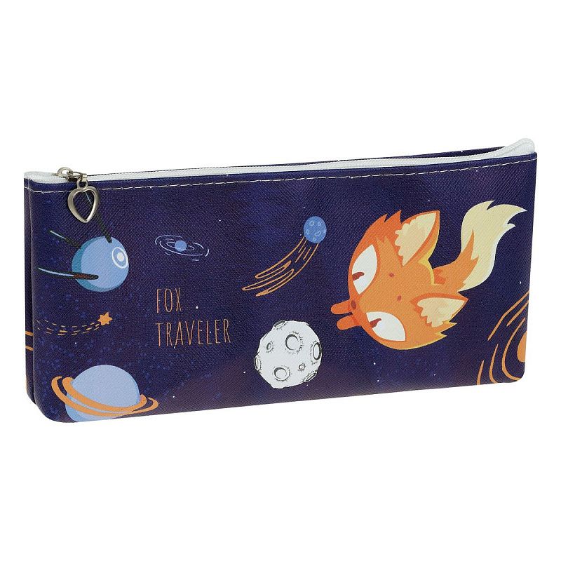 Пенал мягкий 200*85*30 MESHU "Fox", искусственная кожа 