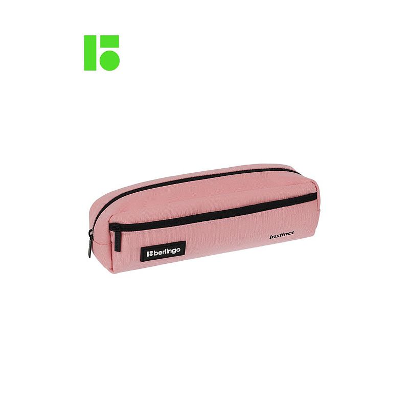 Пенал мягкий 1 отделение, 1 карман, 210*60*50 Berlingo "Instinct coral", полиэстер 