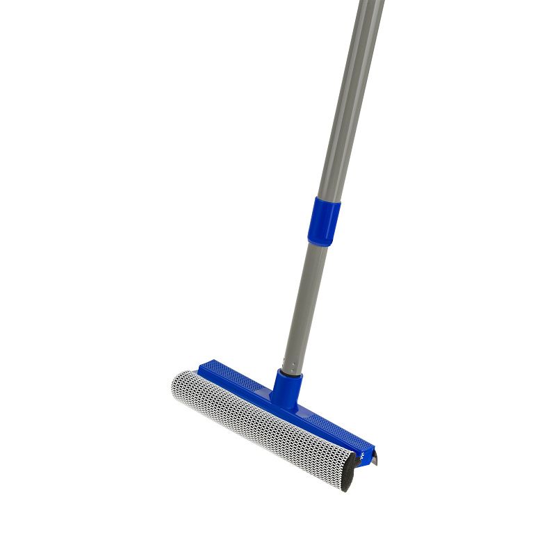 Стекломойка OfficeClean Professional с телескопической ручкой 67-110см, рабочая часть 20см (стяжка, губка, ручка)