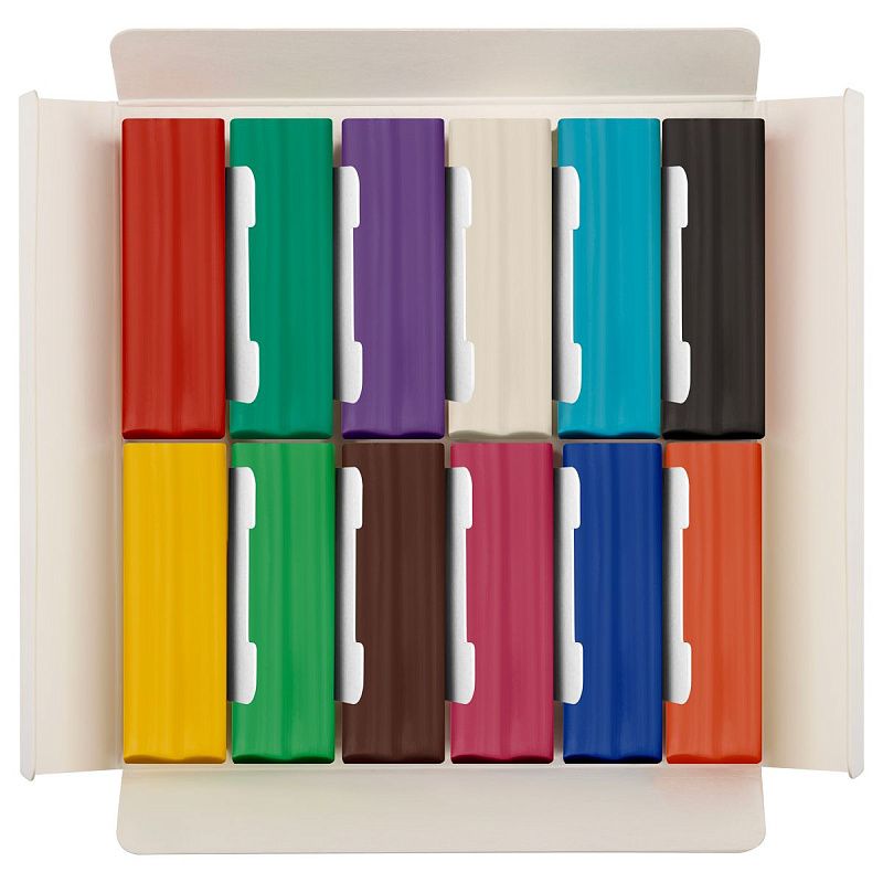 Пластилин Мульти-Пульти "Енот и друзья", 12 цветов, 120г, картон