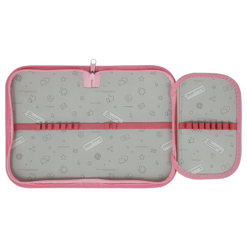 Пенал 1 отделение, 200*130 ArtSpace "Sweet", доп. секция, ткань 