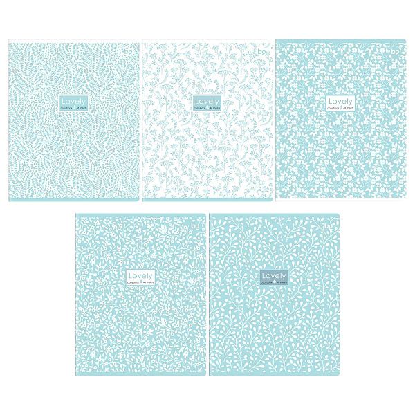 Тетрадь 48л., А5, клетка BG "Цветочки"