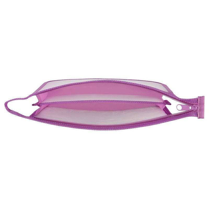 Папка для тетрадей 2 отделения, ArtSpace "Striped Cat", А5, пластик, на молнии 