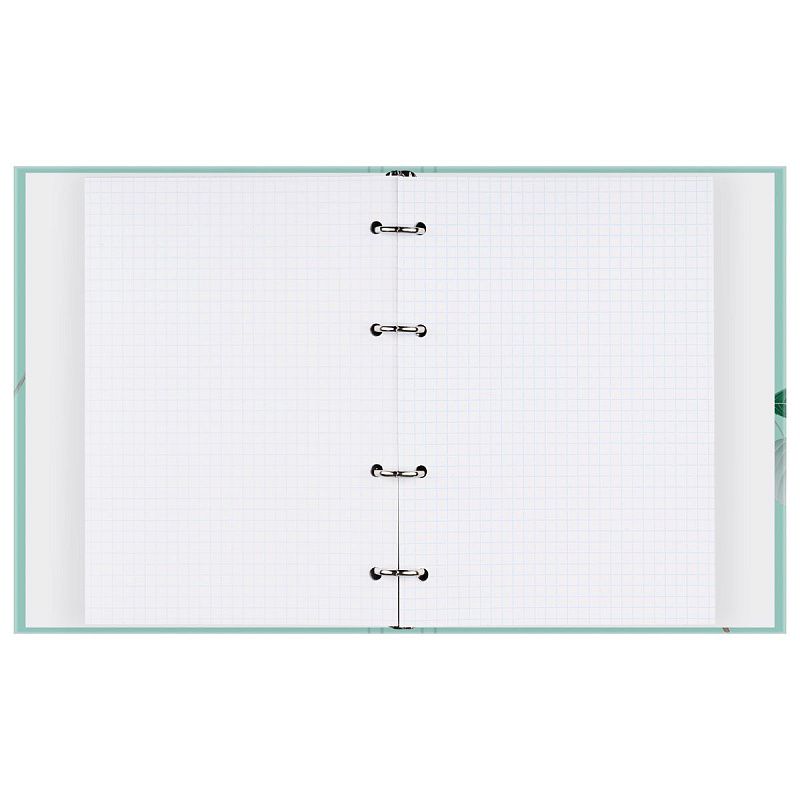 Тетрадь на кольцах А5, 120л., BG "Flower art", матовая ламинация