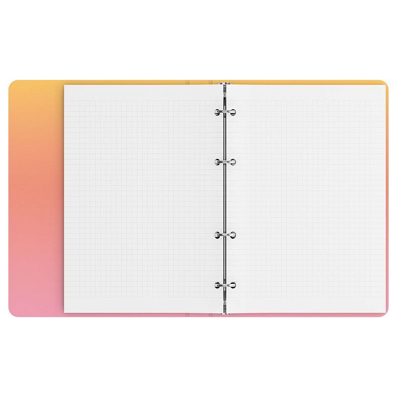 Тетрадь на кольцах А5, 120л., BG "Life is", картон, матовая ламинация