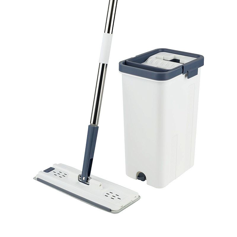 Набор для уборки OfficeClean Professional, с вертикальным отжимом, объем ведра 10 литров, 2 насадки в комплекте