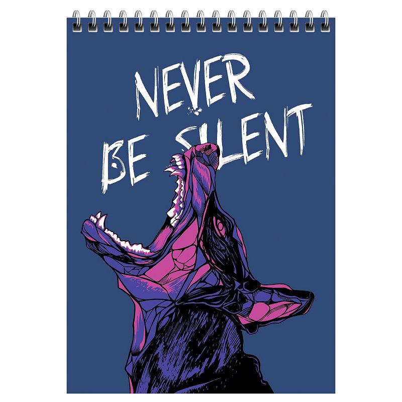 Блокнот А5 60л. на гребне BG "Serious animals", твердая подложка