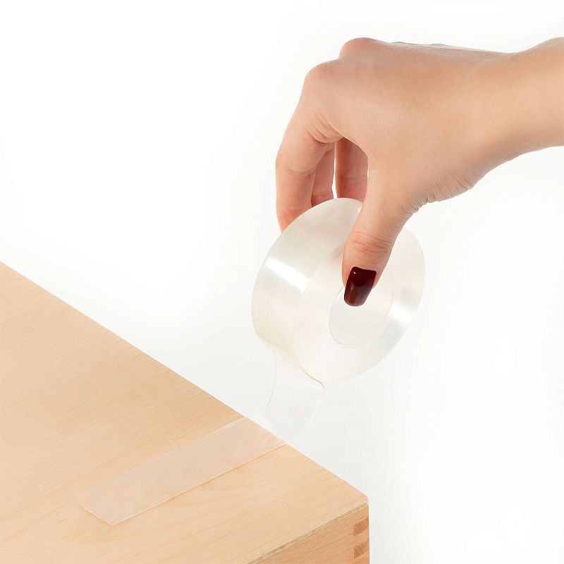 Клей-лента двусторонняя многоразовая OfficeSpace, 30мм*1мм*5м