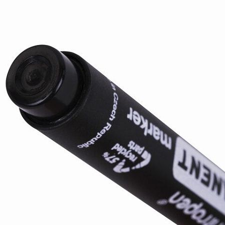 Маркер перманентный CENTROPEN 8566, ЧЕРНЫЙ, круглый наконечник, 2,5 мм, 5 8566 0112 