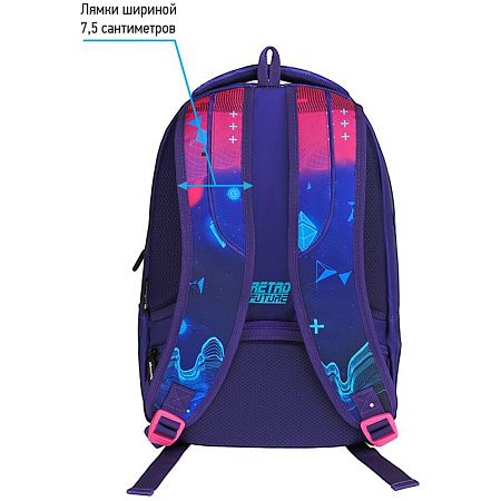Рюкзак Berlingo inStyle "Retro Future" 41*27*20см, 3 отделения, 1 карман, эргономичная спинка 