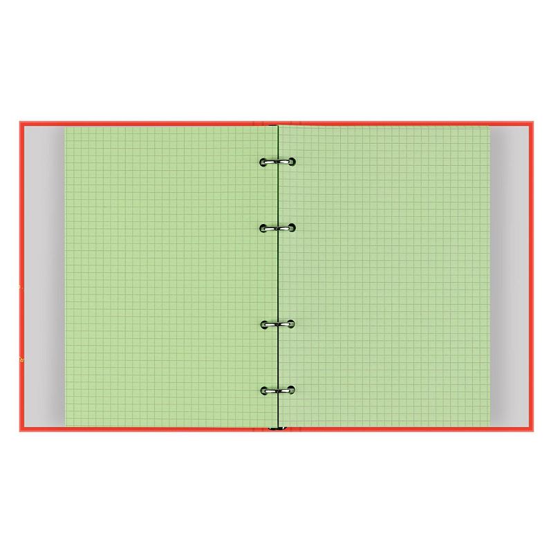 Тетрадь на кольцах А5, 200л., BG "Crazy neon", 4 цвет. блок, глянцевая ламинация