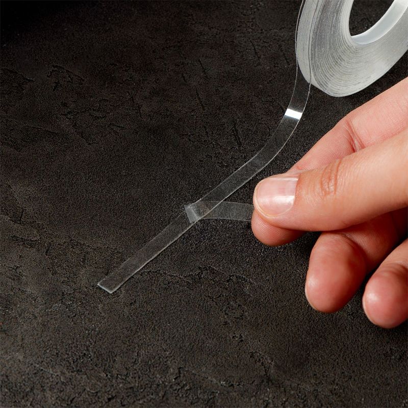 Клей-лента двусторонняя многоразовая OfficeSpace, 6мм*1мм*5м