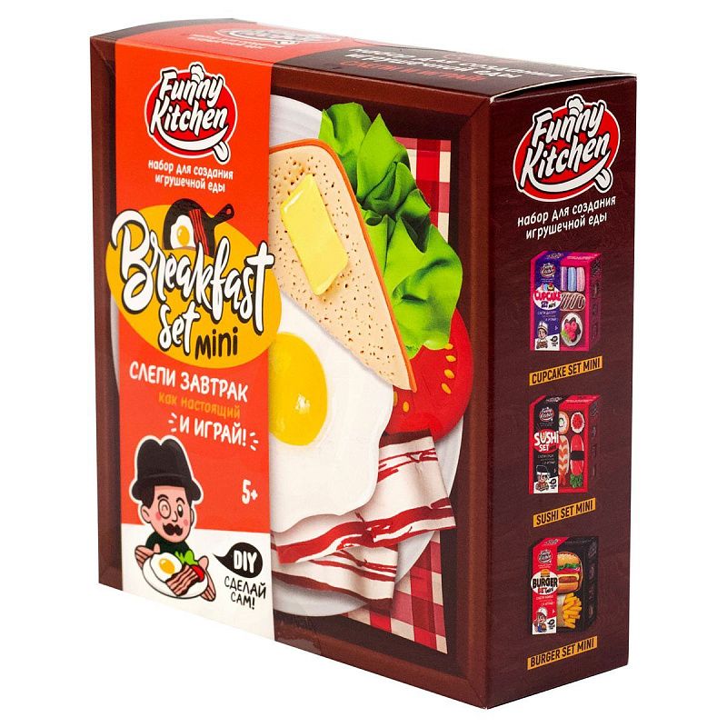 Набор для создания игрушечной еды Funny Kitchen "Breakfast set mini"