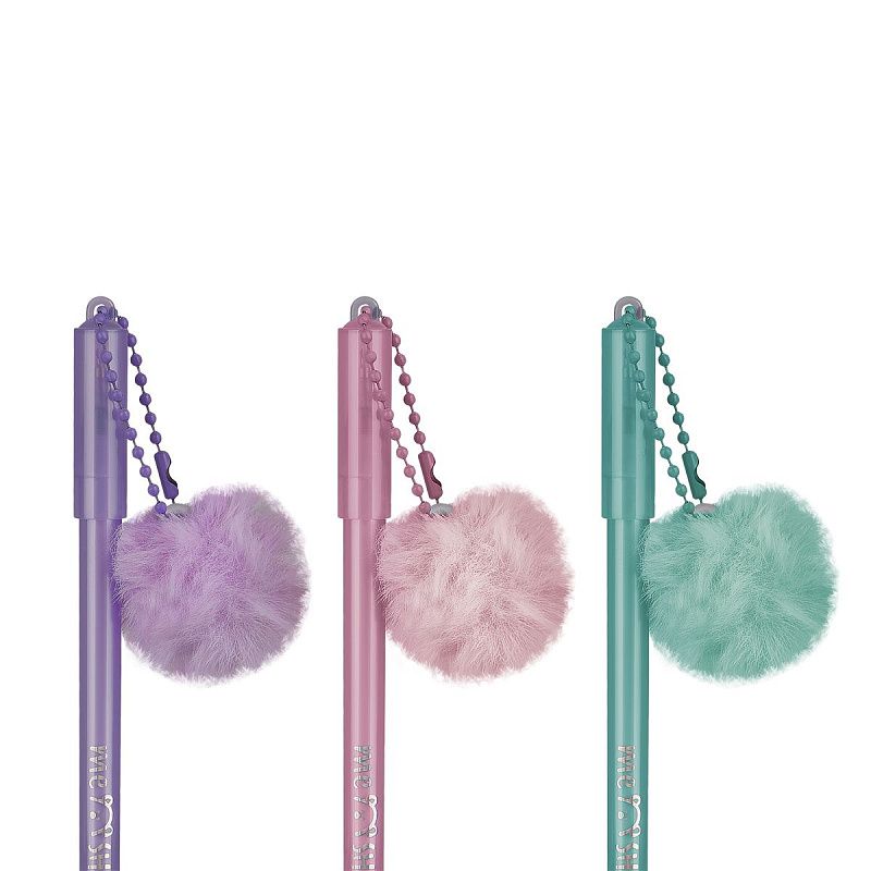 Ручка шариковая MESHU "Fluffy" синяя, 0,7мм, корпус ассорти 