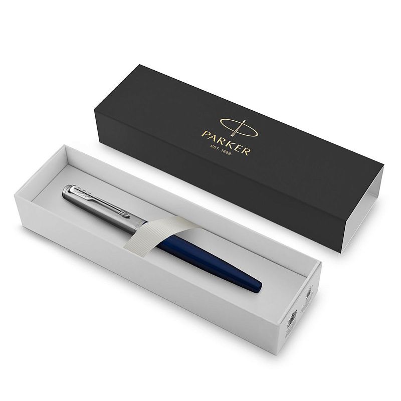 Ручка перьевая Parker "Jotter Royal Blue CT" 1,0мм, подарочная упаковка 