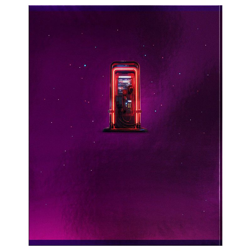 Тетрадь предметная 48л. BG "Мир будущего" - Английский язык, металлизированный картон