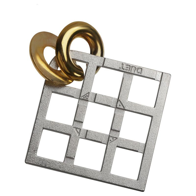 Головоломка металлическая большая ТРИ СОВЫ "Лабиринт", 3 уровень сложности 