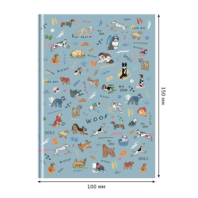 Записная книжка А5 64л. BG "Играй с друзьями", матовая ламинация, блок-еженедельник