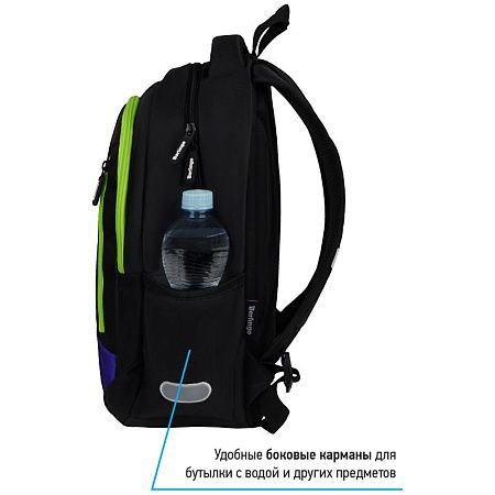 Рюкзак Berlingo Boom "Monsters" 38,5*29*12см, 2 отделения, 3 кармана, анатомическая ЭВА спинка 