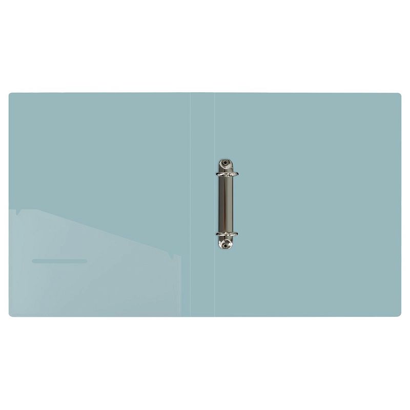 Папка на 2 кольцах СТАММ "Акцент" А4, 25мм, 800мкм, пластик, эвкалиптовая 