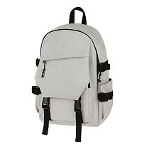 Рюкзак Först F-City "Gray Vibe" 43,5*28*16см, 1 отделение, 5 карманов, уплотненная спинка