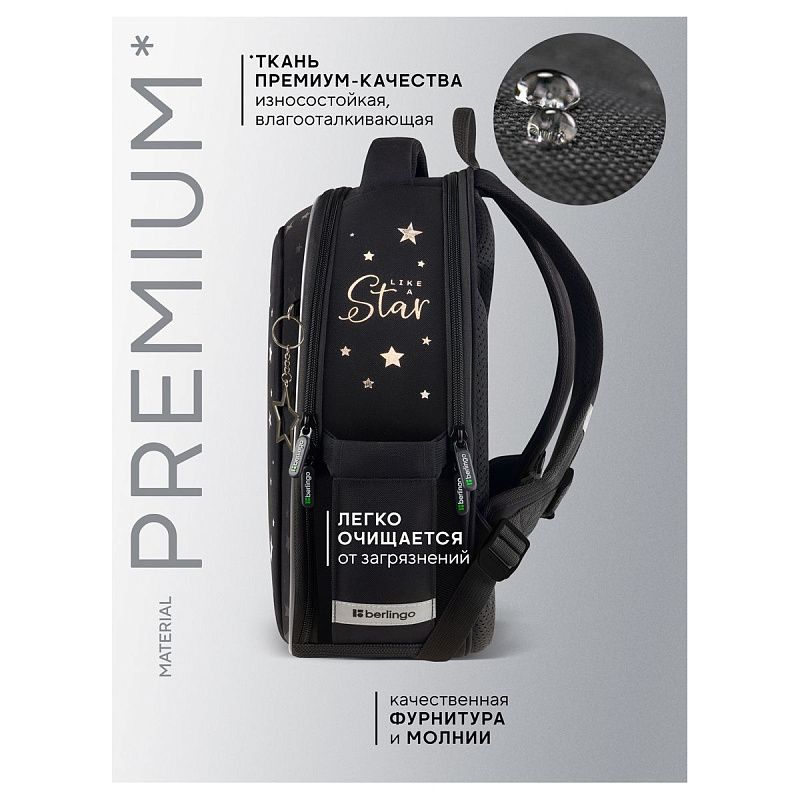 Ранец Berlingo Expert Next "Shine" 38*28*15см, 2 отделения, 2 кармана, анатомическая спинка 