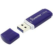 Память Smart Buy "Crown"  128GB, USB 3.0 Flash Drive, синий