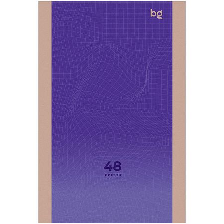 Блокнот А6 48л. на скрепке BG "Моноколор"