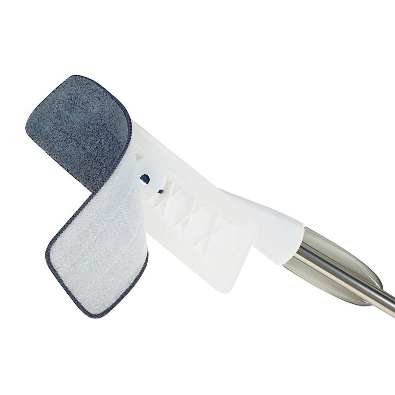 Швабра с распылителем воды плоская, OfficeClean Professional,  мет. ручка 120 см., одна насадка из микрофибры