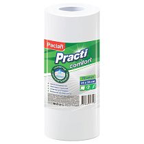 Салфетки универсальные Paclan "Practi. Comfort" вискоза 25*35см, 70шт., в рулоне