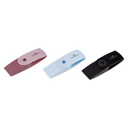 Ластик Faber-Castell "Sleeve Mini New", прямоугольный, 54*25*13мм, ассорти 