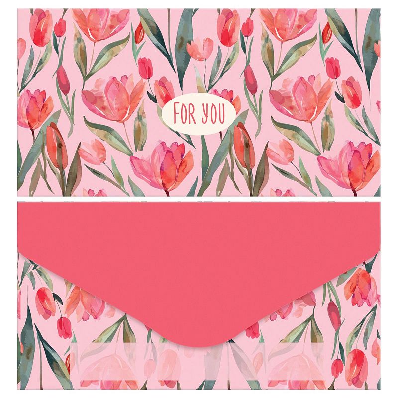 Конверт для денег MESHU "Meadow" 85*164мм, матовая ламинация, 4 дизайна